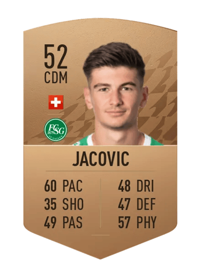 David Jacovic Common 52 OVR