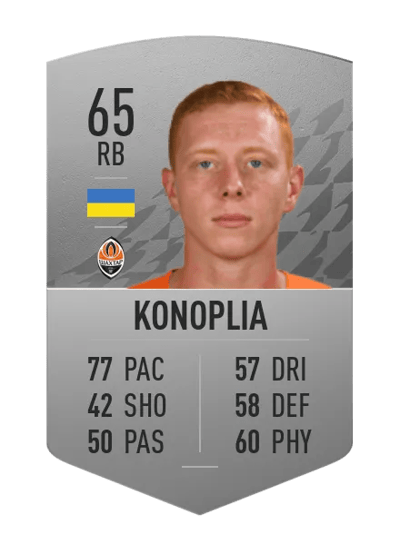 Yukhym Konoplia Common 65 OVR