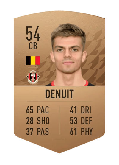Robin Denuit Common 54 OVR