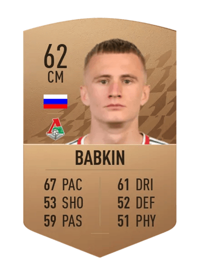 Sergey Babkin Common 62 OVR