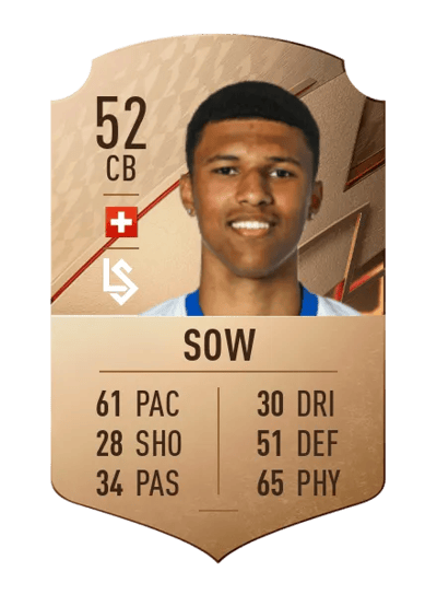 Karim Sow Rare 52 OVR