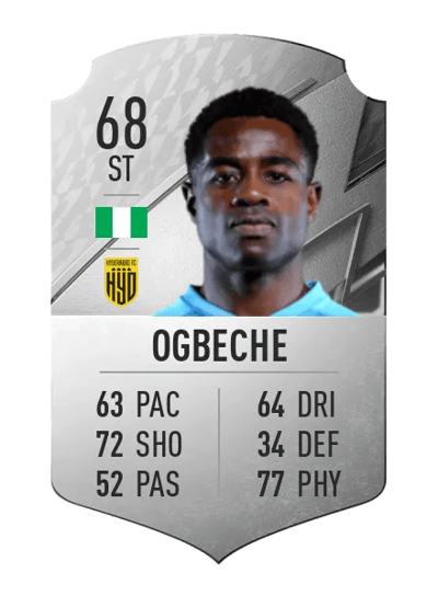 Bartholomew Ogbeche Rare 68 OVR
