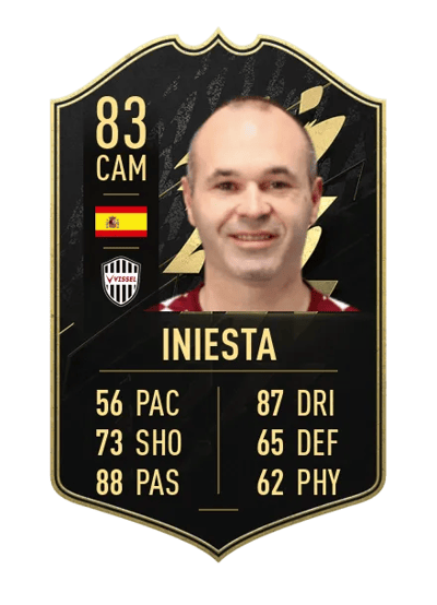 Iniesta Team of the Week 83 OVR