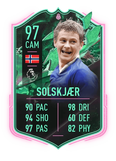 Ole Gunnar Solskjær FUT Hero SHAPESHIFTERS 97 OVR