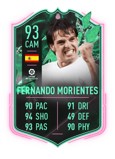 Fernando Morientes FUT Hero SHAPESHIFTERS 93 OVR