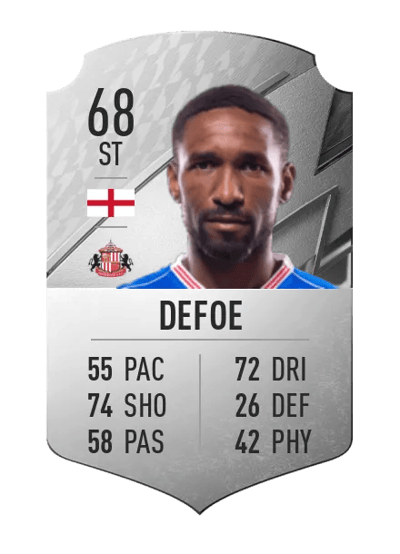 Jermain Defoe Rare 68 OVR