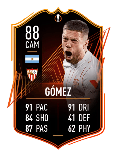 Alejandro Gómez UEFA Europa League Road to the Final 88 OVR