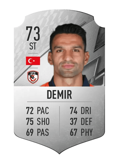 Muhammet Demir Rare 73 OVR