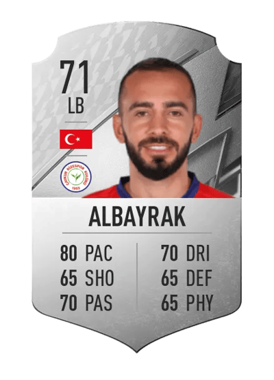 Eren Albayrak Rare 71 OVR