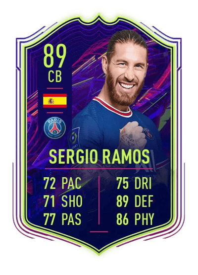 Sergio Ramos Ones to Watch 89 OVR
