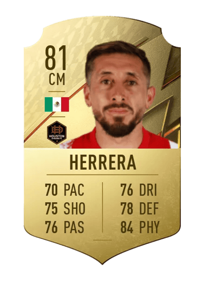 Héctor Herrera Rare 81 OVR