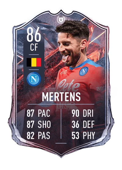 Dries Mertens FUT VERSUS FIRE 86 OVR