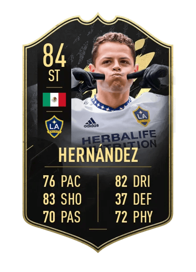 Javier Hernández Team of the Week 84 OVR