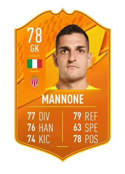 Vito Mannone Domestic Man of the Match 78 OVR