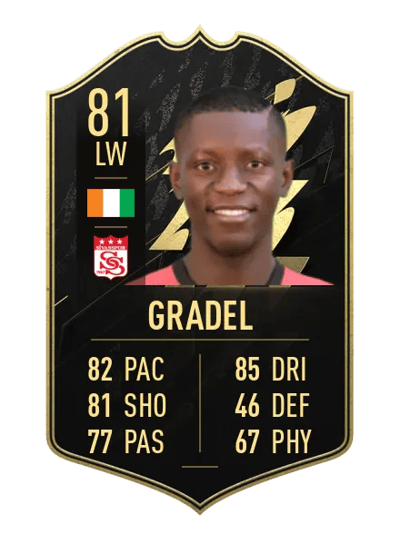 Max-Alain Gradel Team of the Week 81 OVR