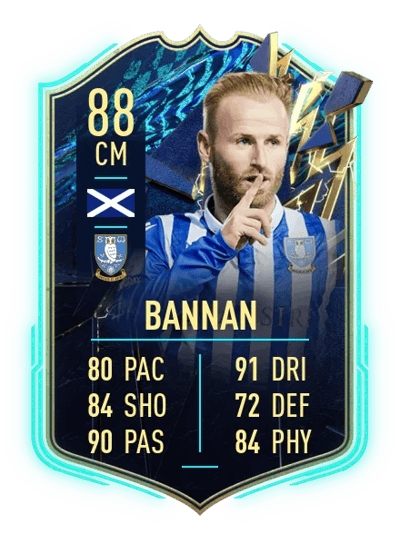 Barry Bannan Team of the Season 88 OVR