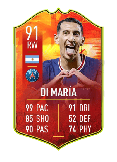 Ángel Di María adidas NUMBERS UP 91 OVR