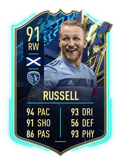 Johnny Russell Team of the Season 91 OVR