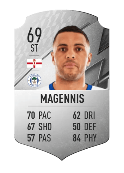 Josh Magennis Rare 69 OVR