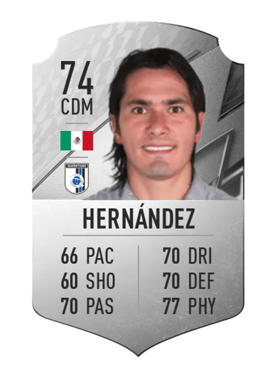 Jorge Hernández Rare 74 OVR