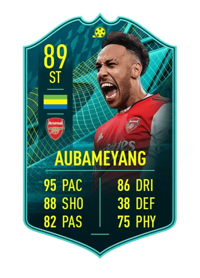 Pierre-Emerick Aubameyang PLAYER MOMENTS 89 OVR