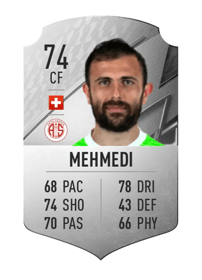 Admir Mehmedi Rare 74 OVR