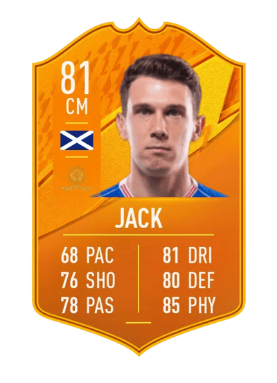 Ryan Jack Domestic Man of the Match 81 OVR