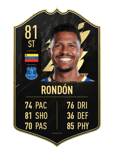Salomón Rondón Team of the Week 81 OVR