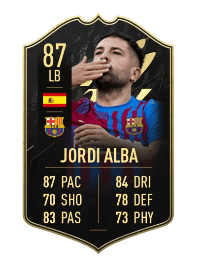 Jordi Alba Team of the Week 87 OVR