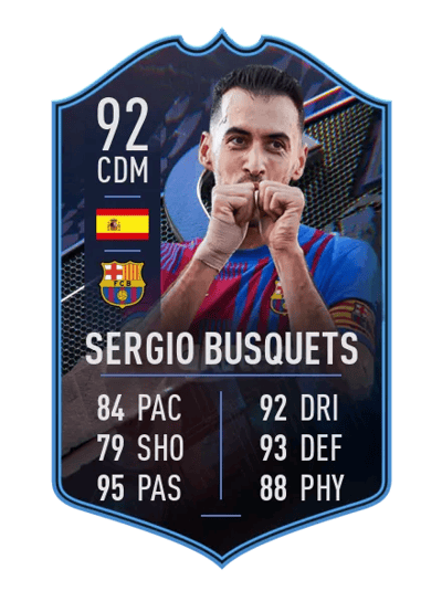 Sergio Busquets FUT CAPTAINS 92 OVR