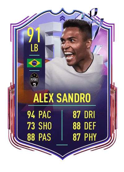 Alex Sandro Fantasy FUT Upgrade 91 OVR