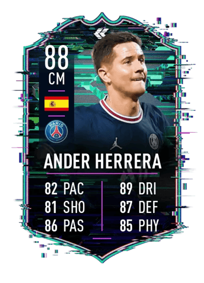 Ander Herrera Flashback Player 88 OVR