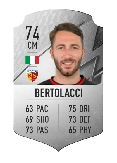 Andrea Bertolacci Rare 74 OVR