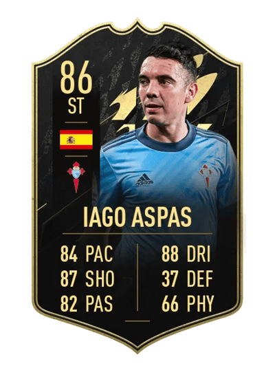 Iago Aspas Team of the Week 86 OVR