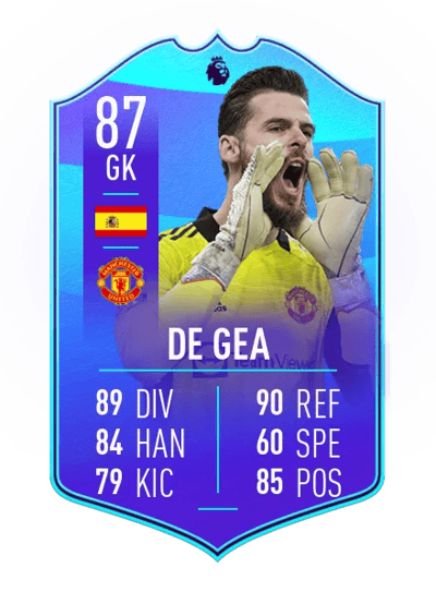 De Gea POTM Premier League 87 OVR