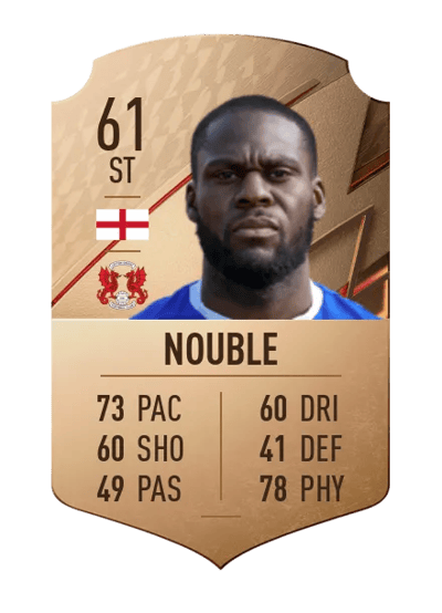 Frank Nouble Rare 61 OVR