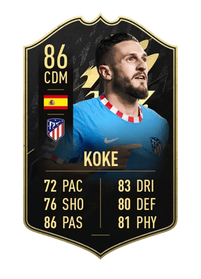 Koke Team of the Week 86 OVR
