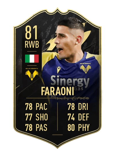 Marco Davide Faraoni Team of the Week 81 OVR