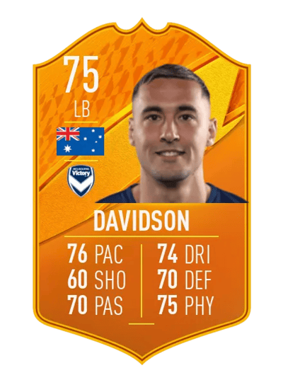 Jason Davidson Domestic Man of the Match 75 OVR