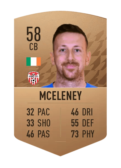 Shane McEleney Common 58 OVR