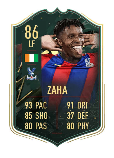 Wilfried Zaha WINTER WILDCARDS 86 OVR
