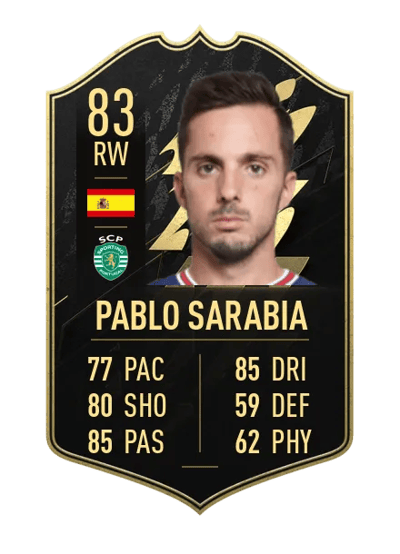 Pablo Sarabia Team of the Week 83 OVR