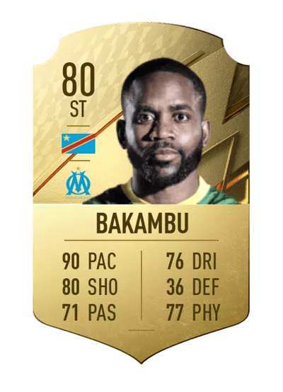 Cédric Bakambu Rare 80 OVR