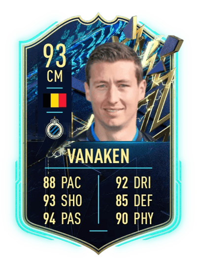 Hans Vanaken Team of the Season 93 OVR