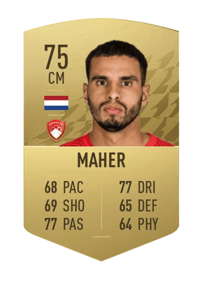 Adam Maher Common 75 OVR
