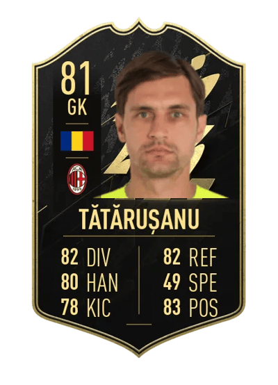 Ciprian Tătărușanu Team of the Week 81 OVR