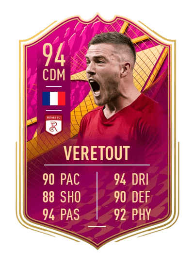 Jordan Veretout Premium FUTTIES 94 OVR