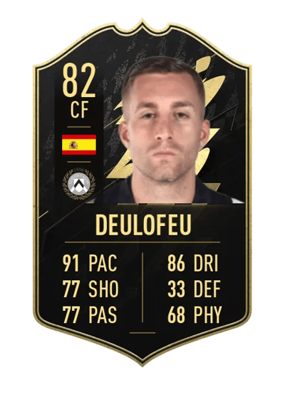 Deulofeu Team of the Week 82 OVR