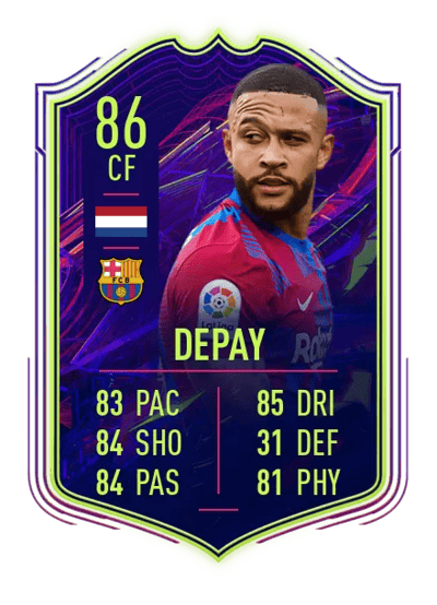 Memphis Depay Ones to Watch 86 OVR