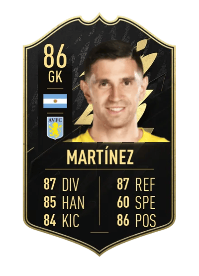 Emiliano Martínez Team of the Week 86 OVR